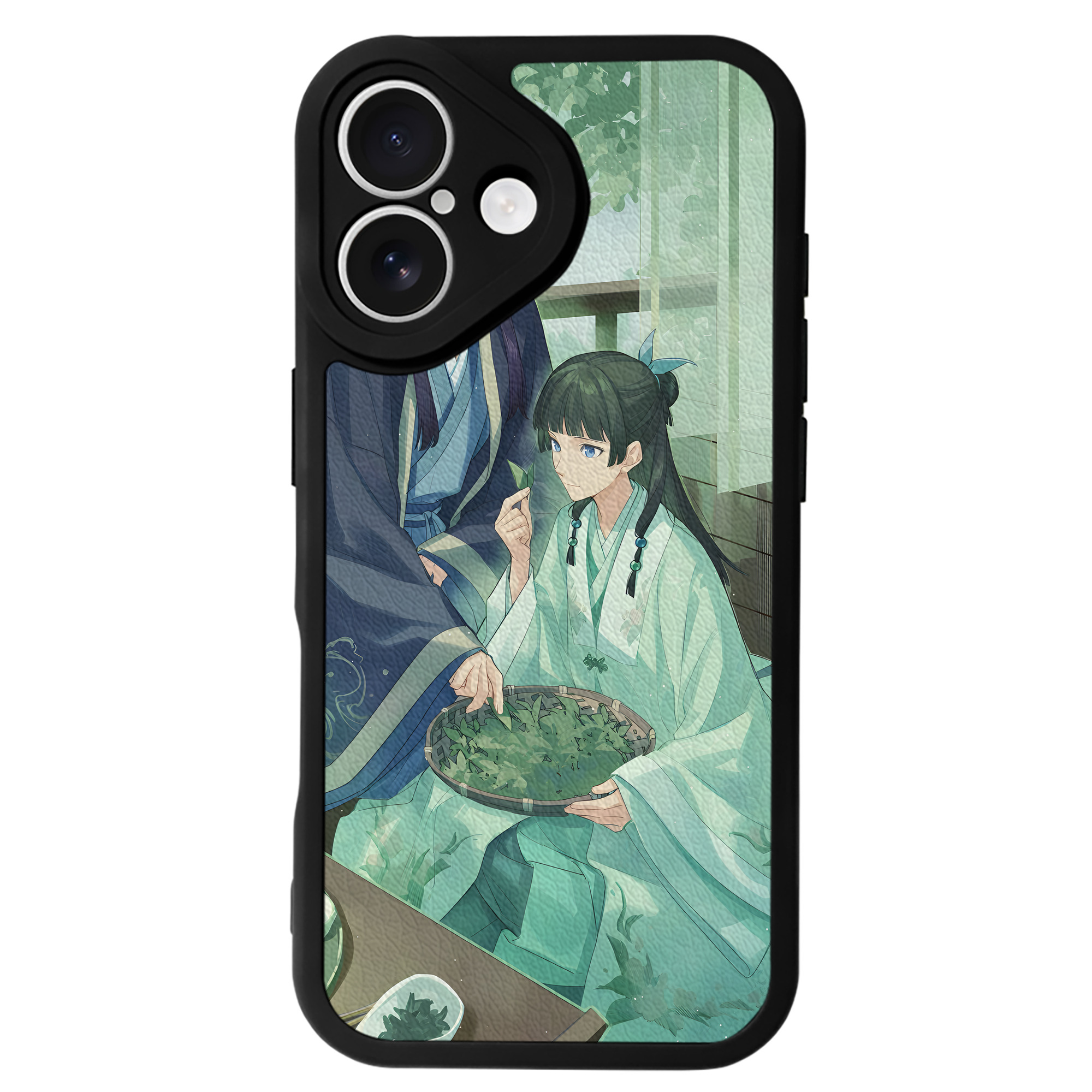 （画像用） 薬屋のひとりごと The Apothecary Diaries 【iPhone 16シリーズ対応】シリコンスマホケース（レザー調） 材質：シリコン